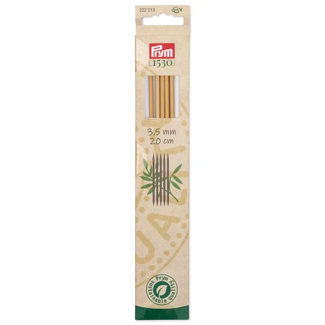 prym-1530-ferri-a-doppia-punta-in-bamb-20-cm-3-50-mm-5-pezzi image 1