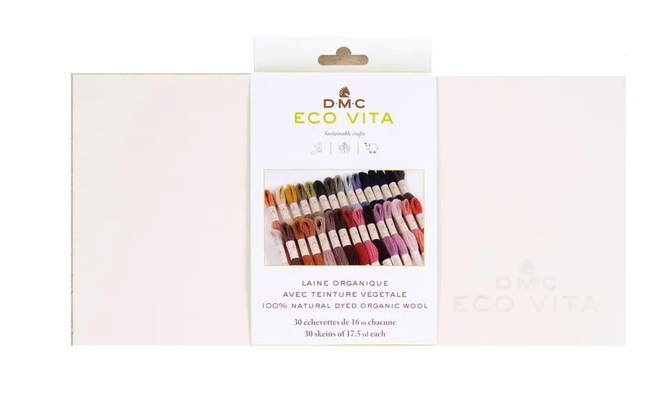 dmc-eco-vita-360-cofanetto-30-colori-lana-merino-organica-tinture-naturali image 1