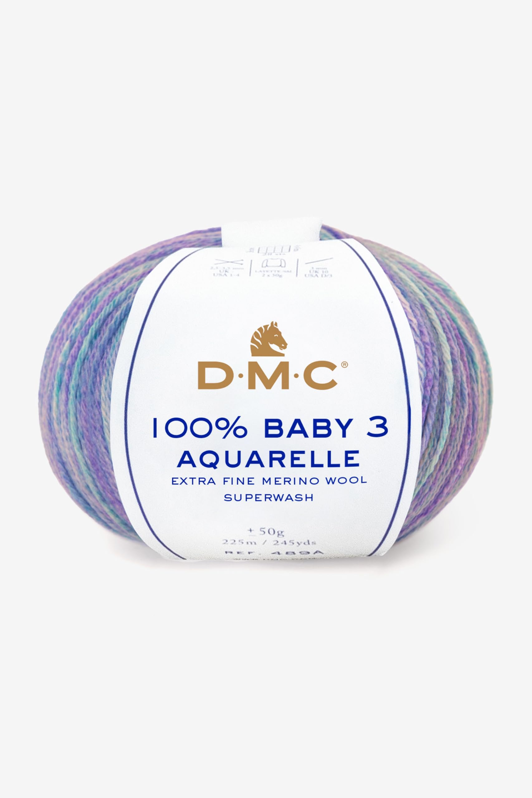 dmc-100-baby-filato-maglieria-100-lana-merino-50-g-225-m image 1