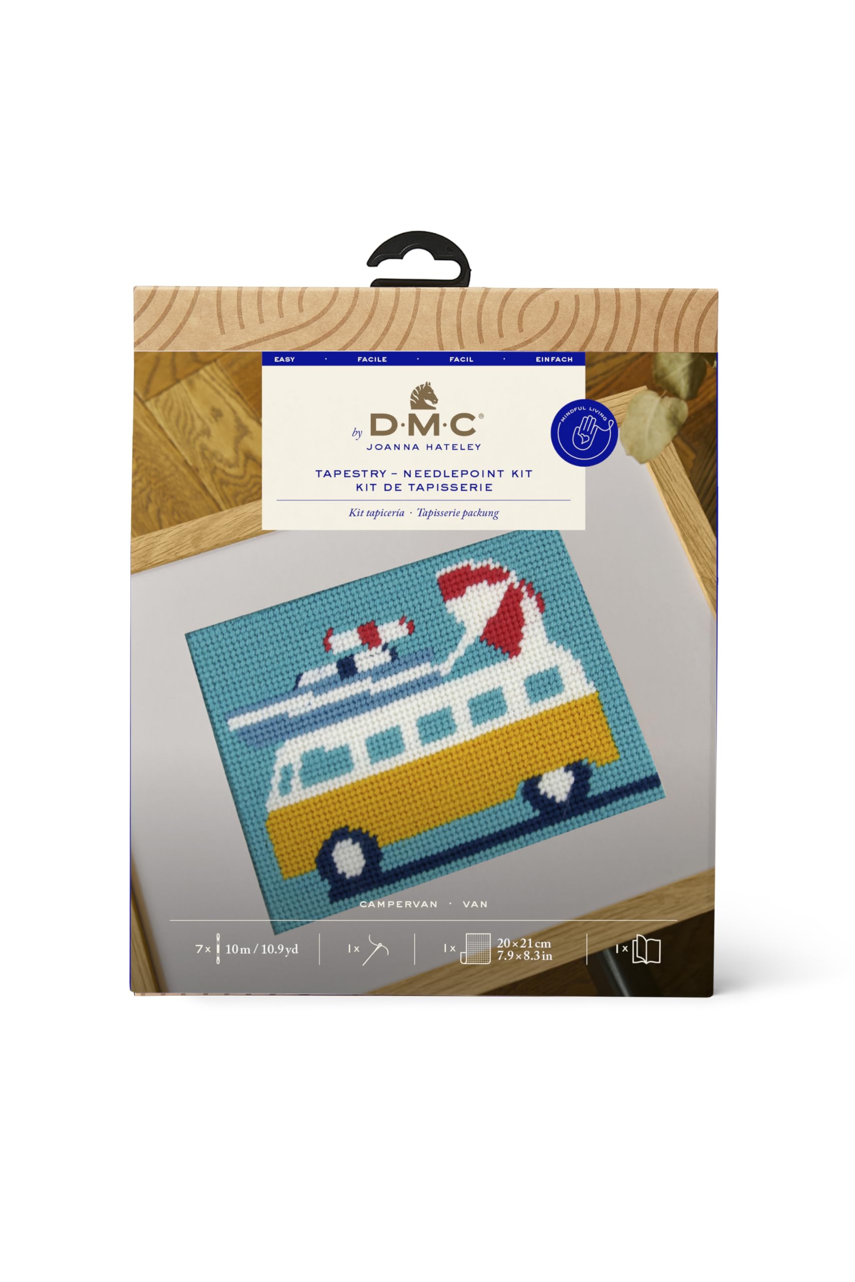 dmc-van-di-joanna-hateley-kit-tappezzeria-facile-con-tela-prestampata image 1