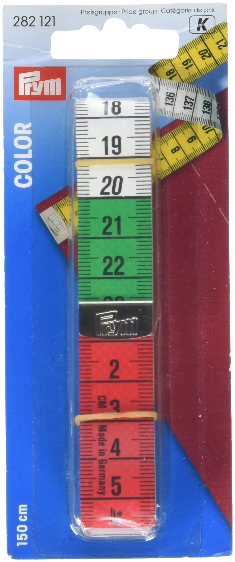 prym-metro-a-nastro-colorato-150-cm-flessibile-autobloccante image 1