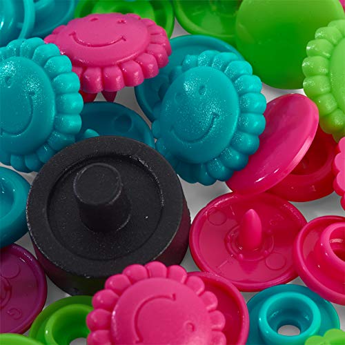 prym-love-colorsnaps-fiore-13-6-mm-bottoni-a-pressione-in-plastica-turchese-verd image 6
