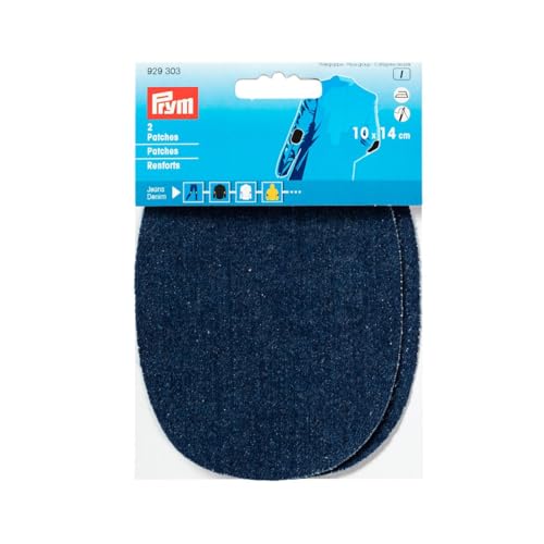 prym-toppe-jeans-da-stiro-pois-blu-scuro-10x14-cm-2-pezzi image 3