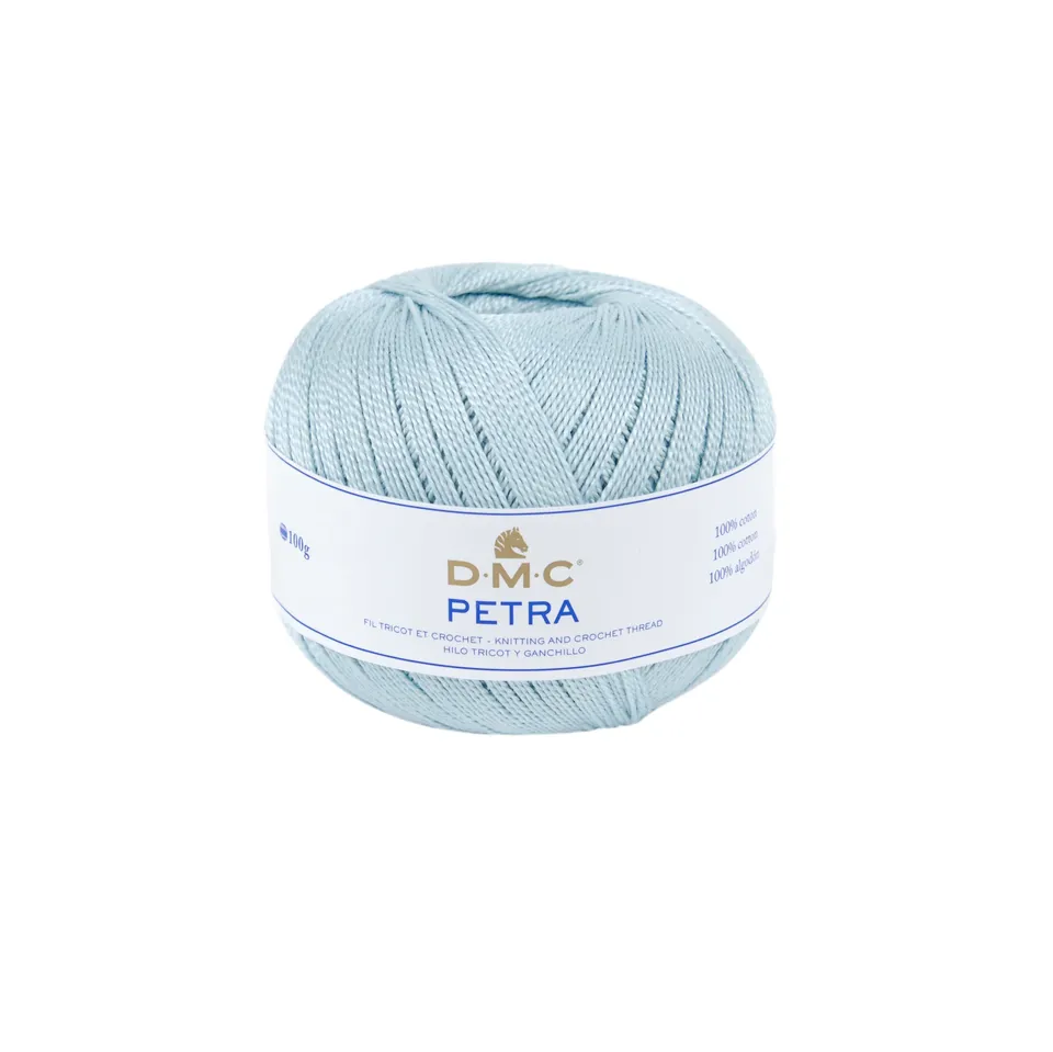 dmc-petra-n-3-filato-100-cotone-da-uncinetto-100-g-280-m image 1