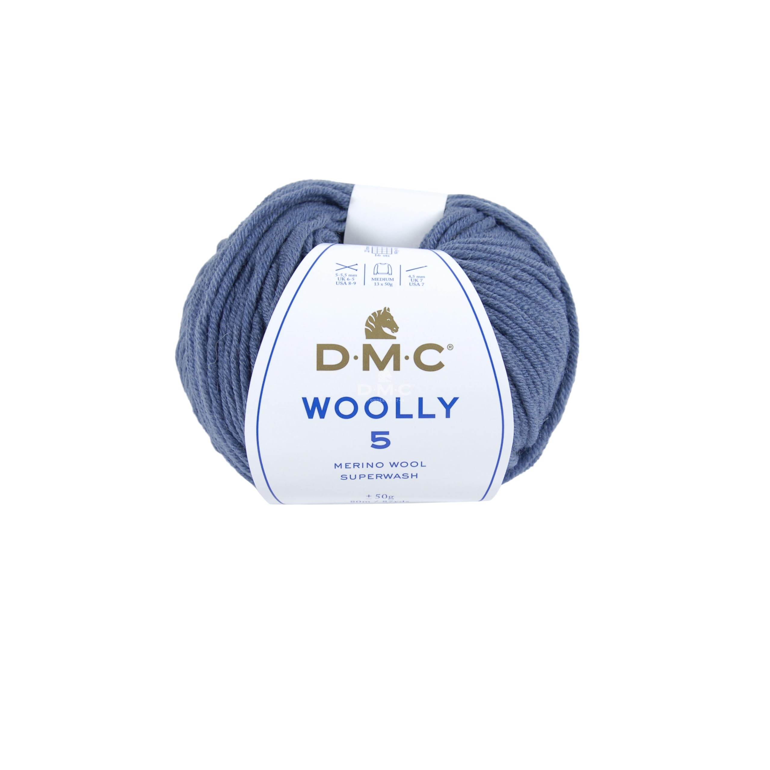 dmc-490-61-lana-merino-woolly-5-viola-80m-50g-aran-superwash image 3