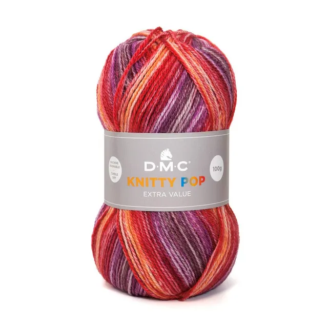 dmc-knitty-pop-50-g-140-m-filato-acrilico-colorato image 1