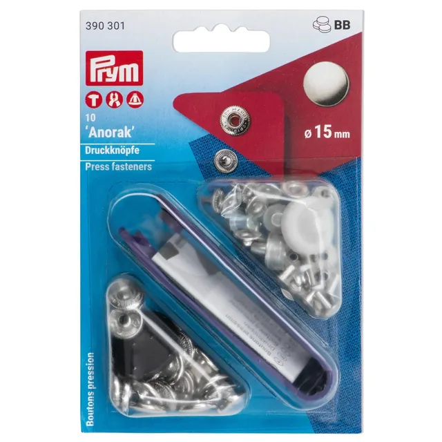 prym-anorak-bottone-a-pressione-in-ottone-15-mm-10-pezzi image 1