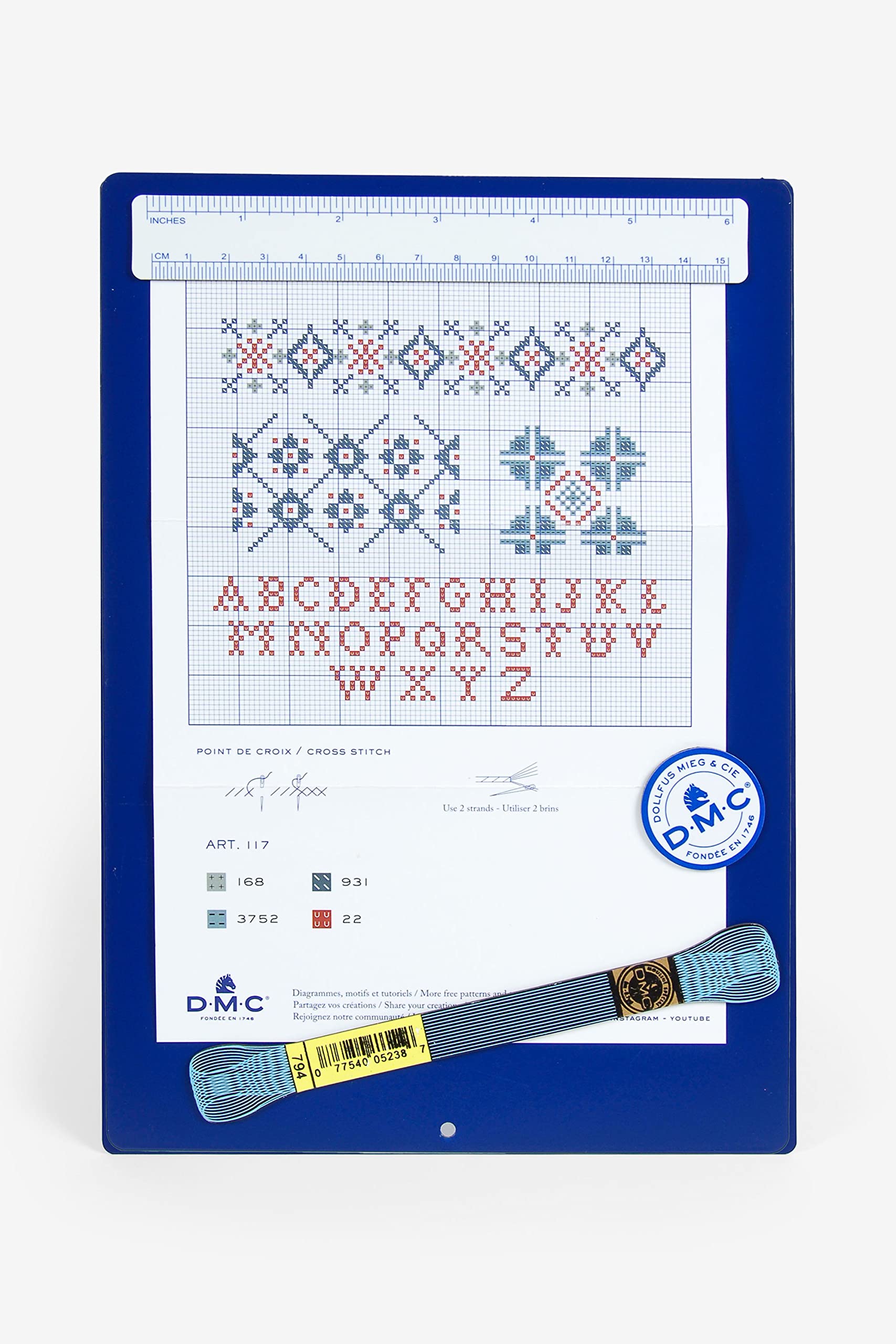 dmc-lavagnetta-magnetica-piccola-18-x-26-cm-per-schemi image 2
