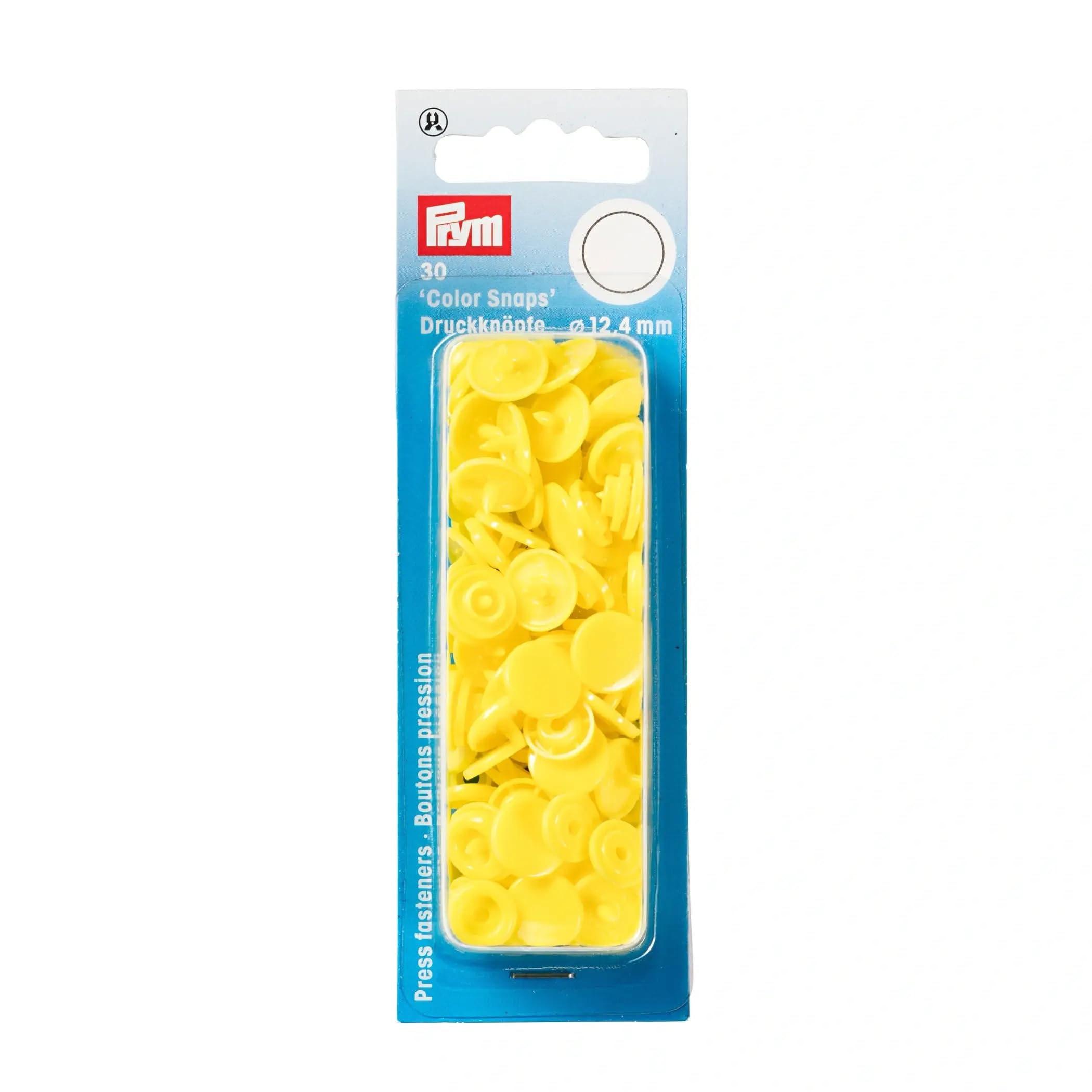 prym-press-giallo-brillante-12-4-mm-fissante-per-chiusure-a-pressione image 1