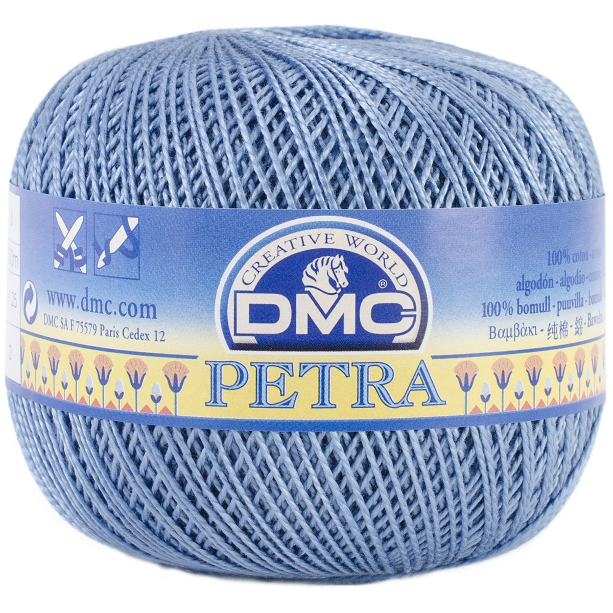 dmc-petra-n-3-filato-cotone-per-uncinetto-100-g-280-m-2 image 2