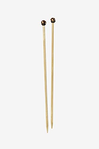 dmc-ferri-maglia-in-bamb-40-cm-con-testa-dipinta-a-mano-motivo-fiori-4 image 4