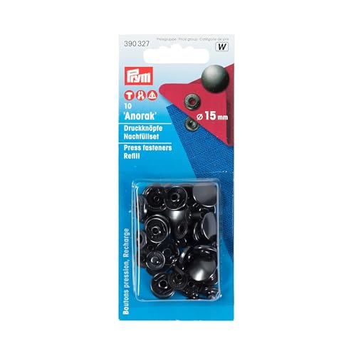 prym-anorak-bottoni-automatici-a-pressione-15-mm-bronzo-nero-10-pezzi image 5