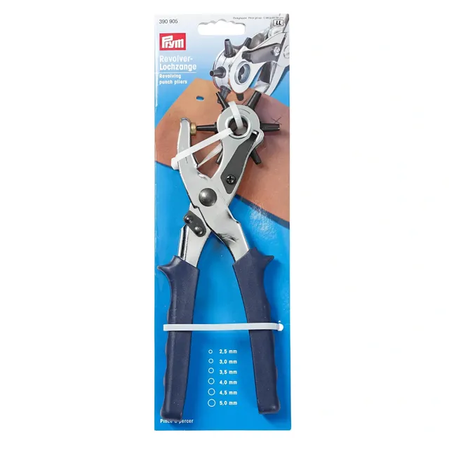 prym-pinza-rotante-per-forare-pelle-e-tessuto-6-misure-2-5-5-mm image 1