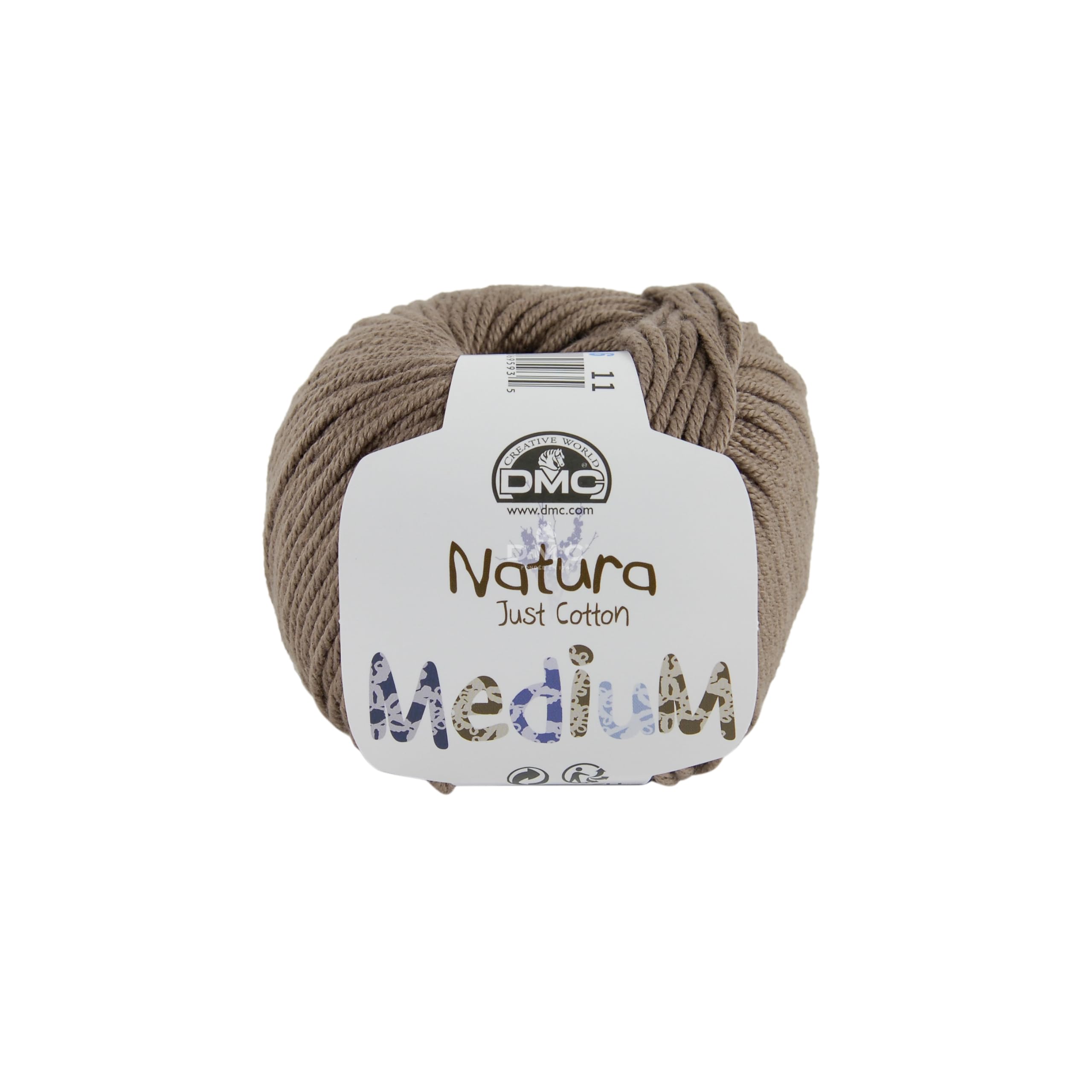 dmc-natura-medium-50-g-75-m-filato-100-cotone-pettinato-per-capi-e-casa image 1
