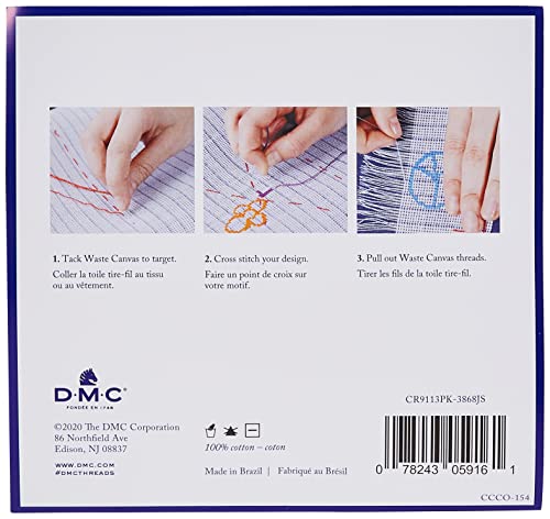 dmc-cr9113-tela-waste-canvas-30-5-x-45-7-cm-10-fogli image 6