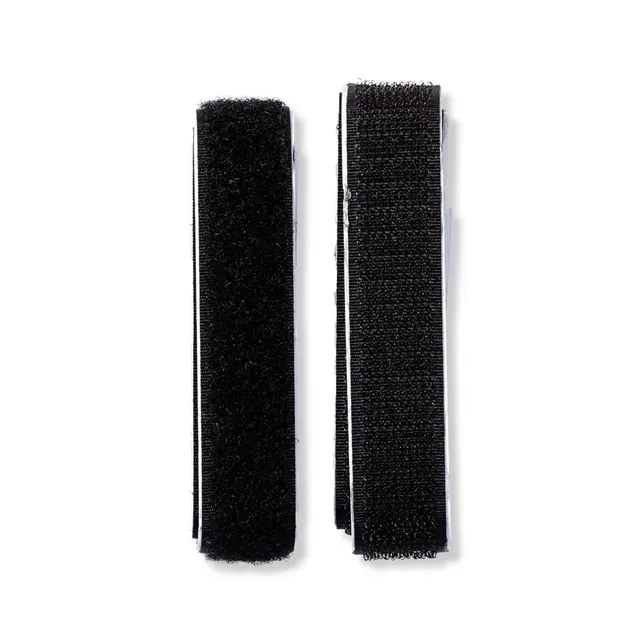 prym-nastro-velcro-autoadesivo-nero-20-mm-gancio-e-anello image 1