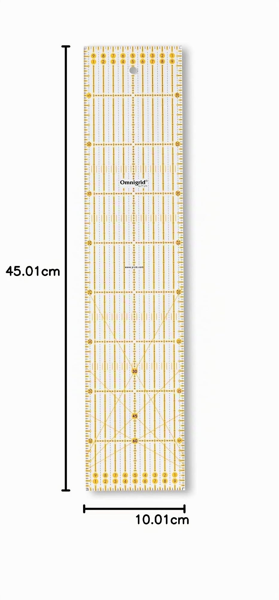 prym-omnigrid-righello-universale-trasparente-10-x-45-cm image 4