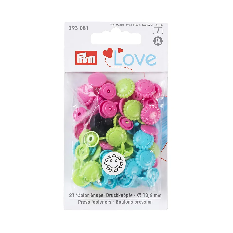 prym-love-colorsnaps-fiore-13-6-mm-bottoni-a-pressione-in-plastica-turchese-verd image 1