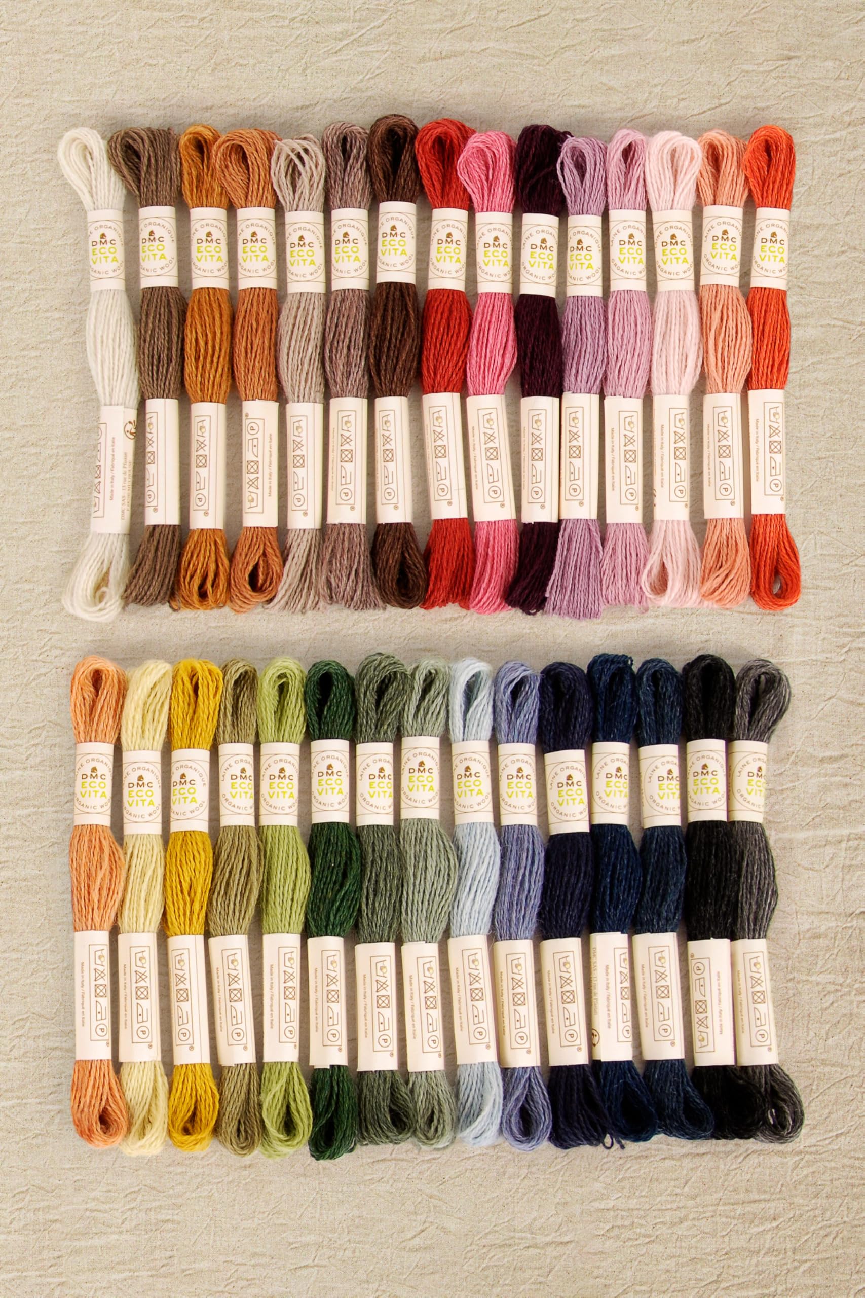 dmc-eco-vita-360-cofanetto-30-colori-lana-merino-organica-tinture-naturali image 3