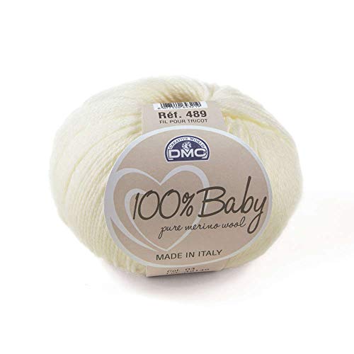 dmc-baby-100-lana-merino-50-g-225-m-filato-maglieria-neonato image 2