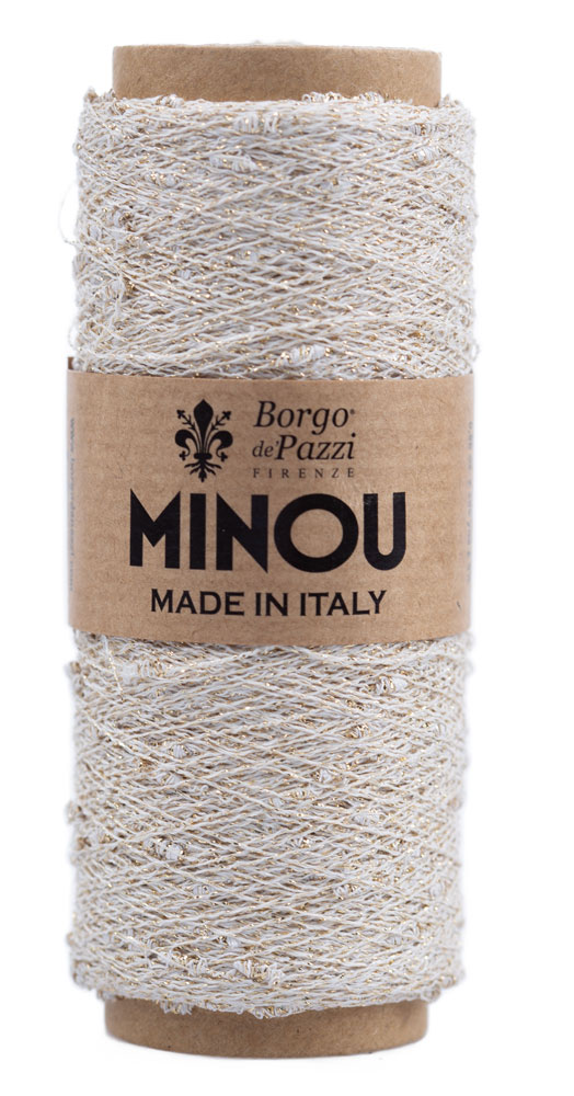 borgo-de-pazzi-minou-filato-materico-con-lurex-e-bottoncini-gioiello image 1