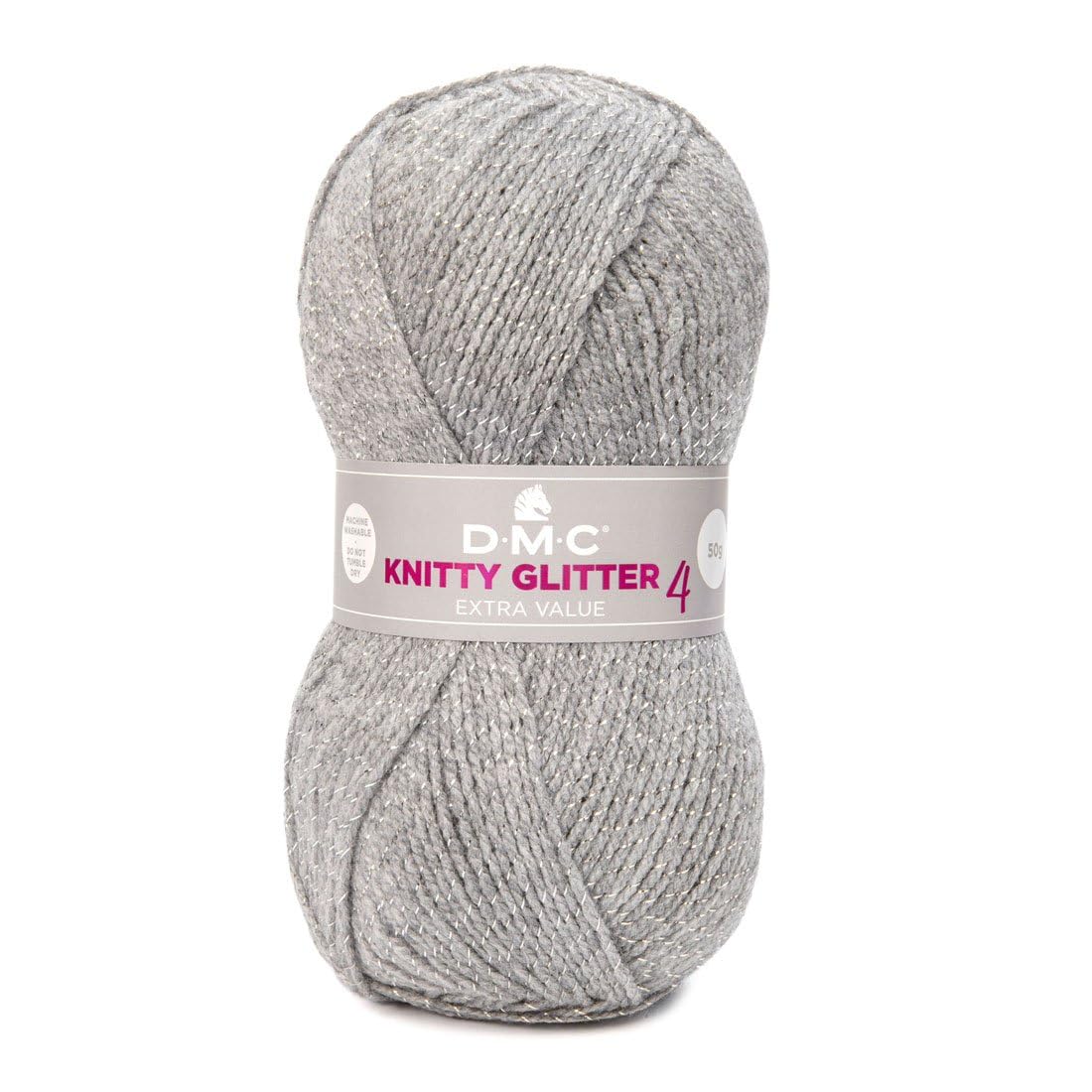 dmc-knitty-4-glitter-filato-acrilico-metallizzato-ferri-n-4-50-g-148-m-2 image 1