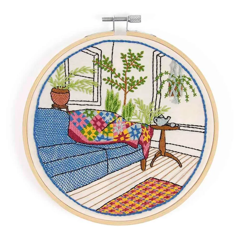 dmc-giardino-d-inverno-by-karin-fast-kit-ricamo-livello-esperto image 1