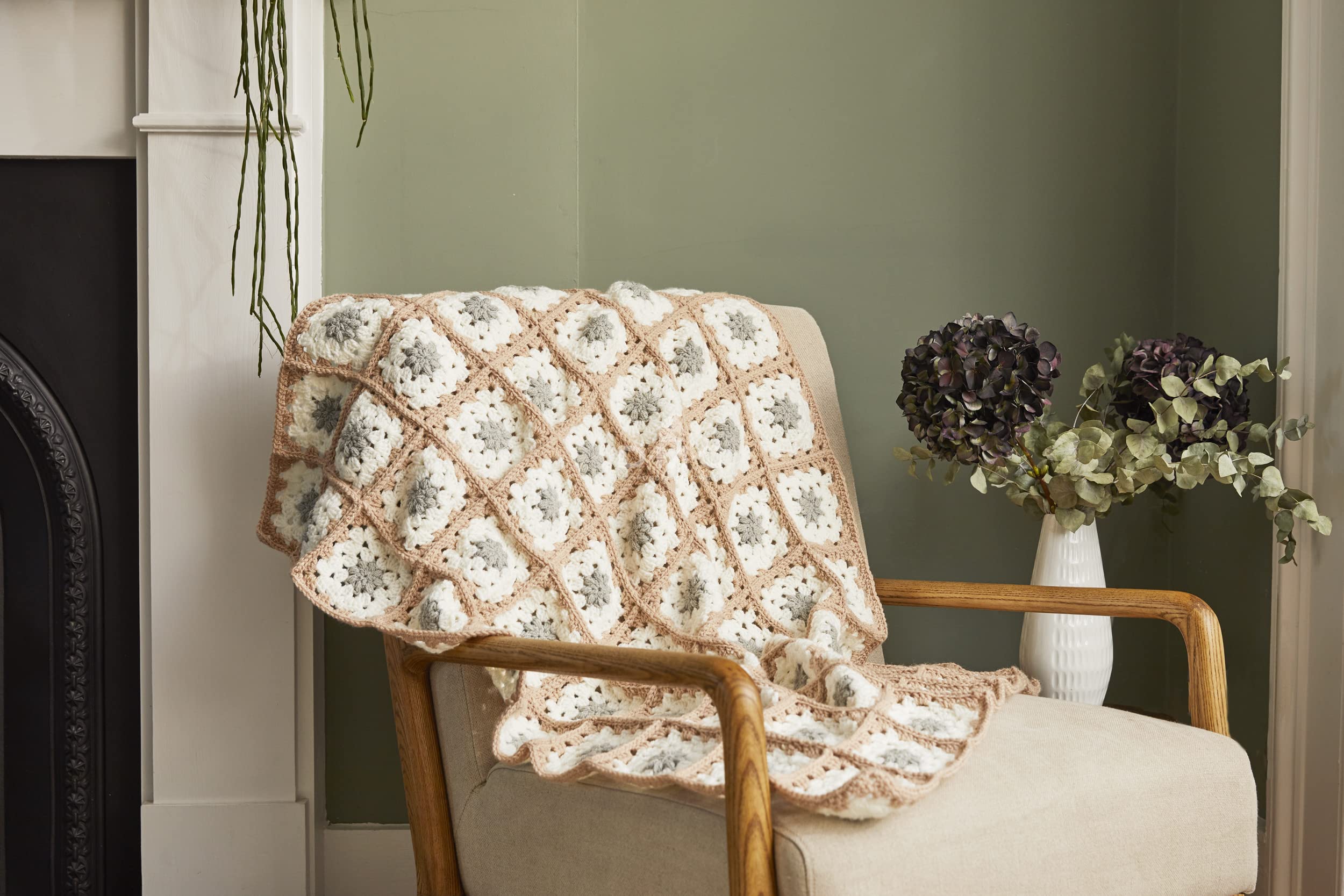dmc-kit-plaid-a-moduli-granny-coperta-uncinetto-con-filato-e-accessori image 7