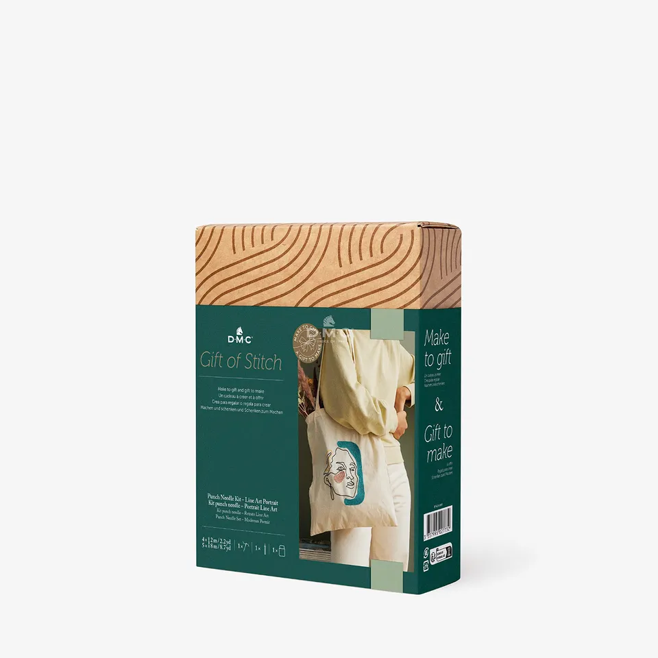 dmc-mindful-making-kit-punch-needle-dolcezza-marina-15-x-15-cm image 1