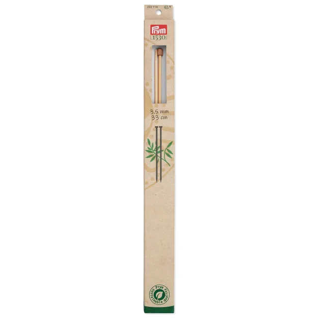 prym-bamb-ferri-a-punta-singola-33-cm-3-50-mm-naturale image 1
