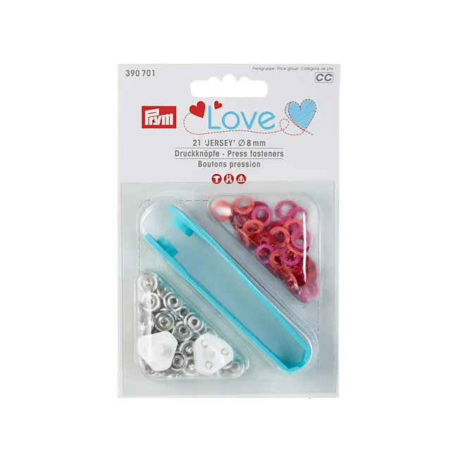 prym-love-bottoni-a-pressione-jersey-8-mm-rosso-arancio-rosa image 1