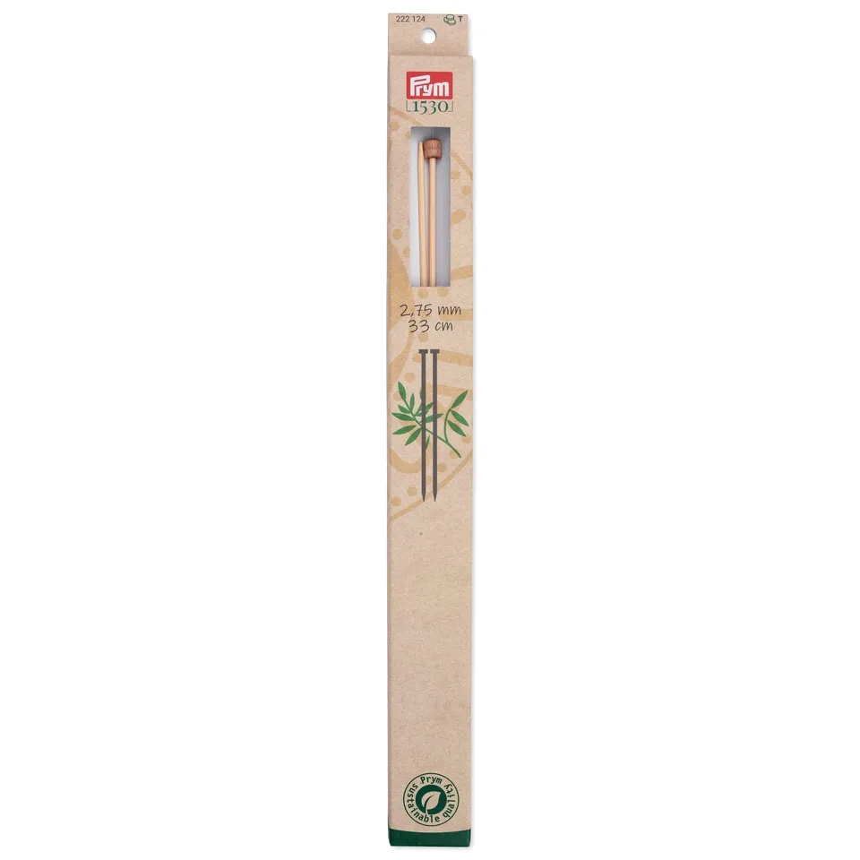 prym-1530-ferri-a-punta-singola-in-bamb-33-cm-2-75-mm image 1