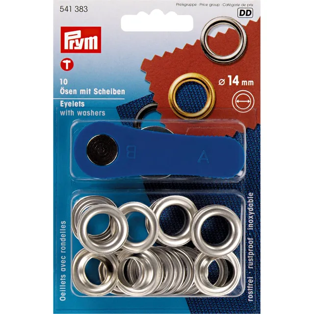 prym-occhielli-con-rondelle-set-occhielli-metallici image 1