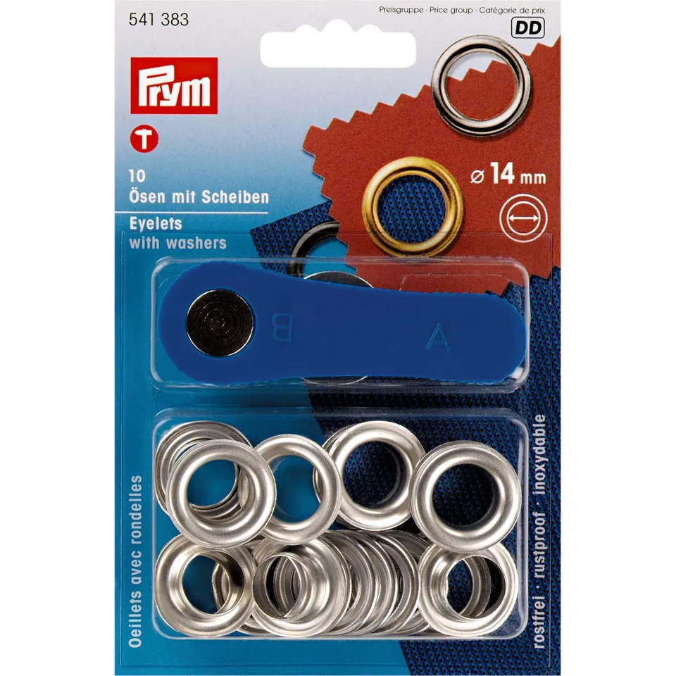 prym-occhielli-con-rondelle-set-occhielli-metallici image 1