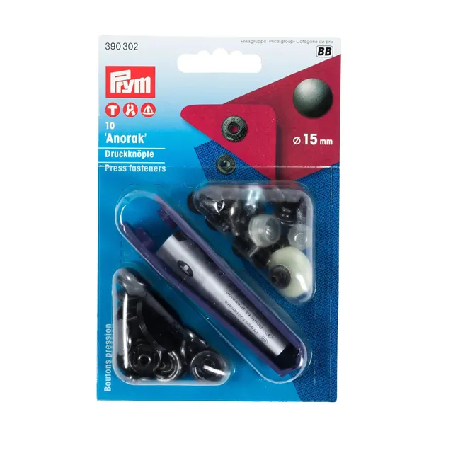 prym-anorak-bottone-a-pressione-bronzo-15-mm-senza-cucitura image 1
