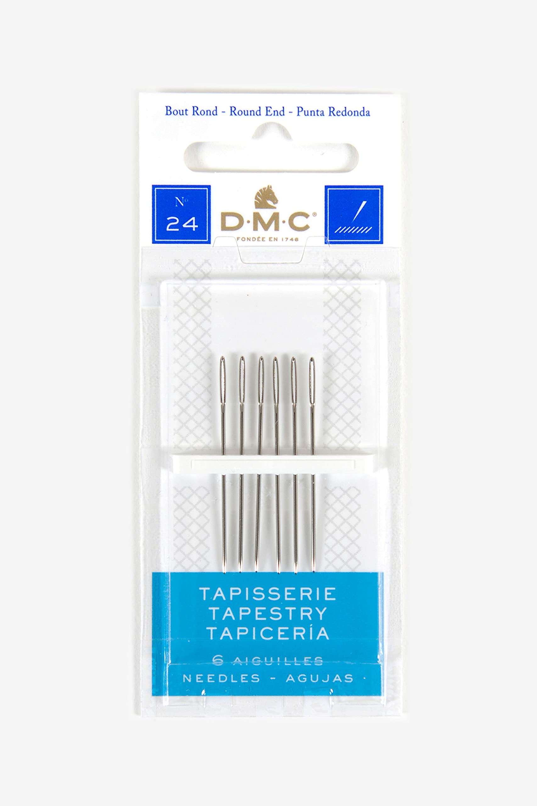 dmc-aghi-per-tappezzeria-in-acciaio-nichelato-5-1-cm image 6