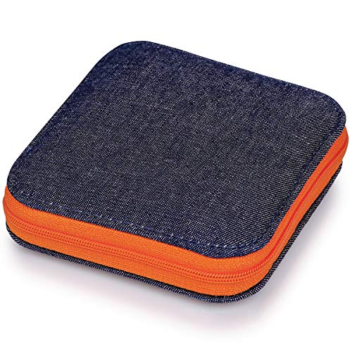 prym-kit-cucito-da-viaggio-in-custodia-denim-con-zip-arancione image 4