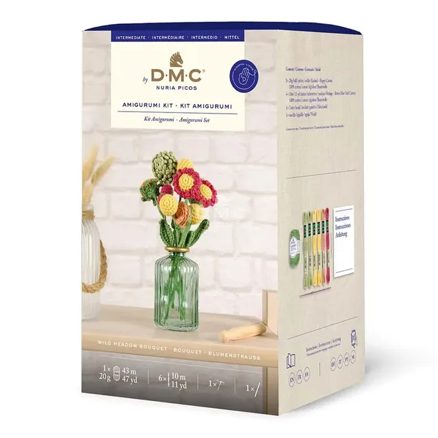dmc-bouquet-di-nuria-picos-kit-amigurumi-intermedio image 1