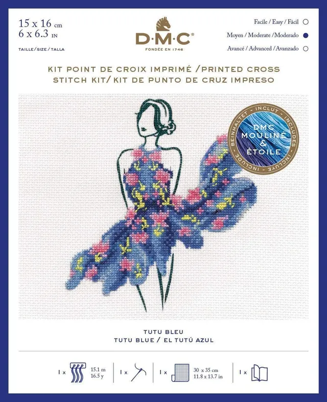 dmc-kit-tut-blu-kit-punto-croce-moda image 1