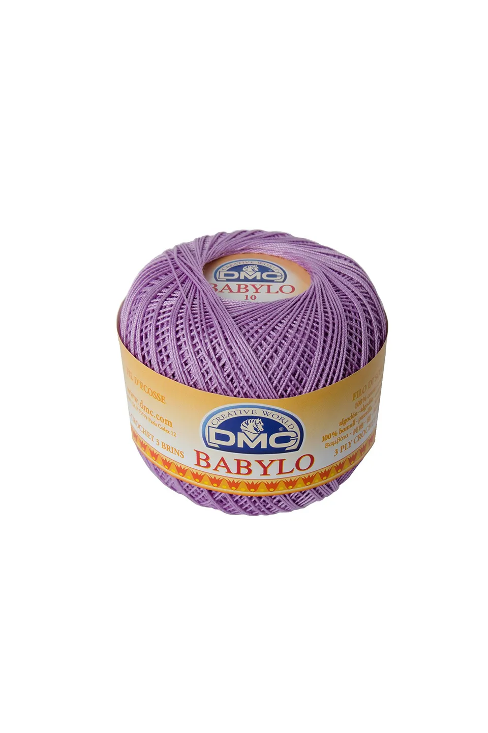 dmc-babylo-n-20-filato-cotone-per-uncinetto-50-g-decorazione-e-abiti image 1
