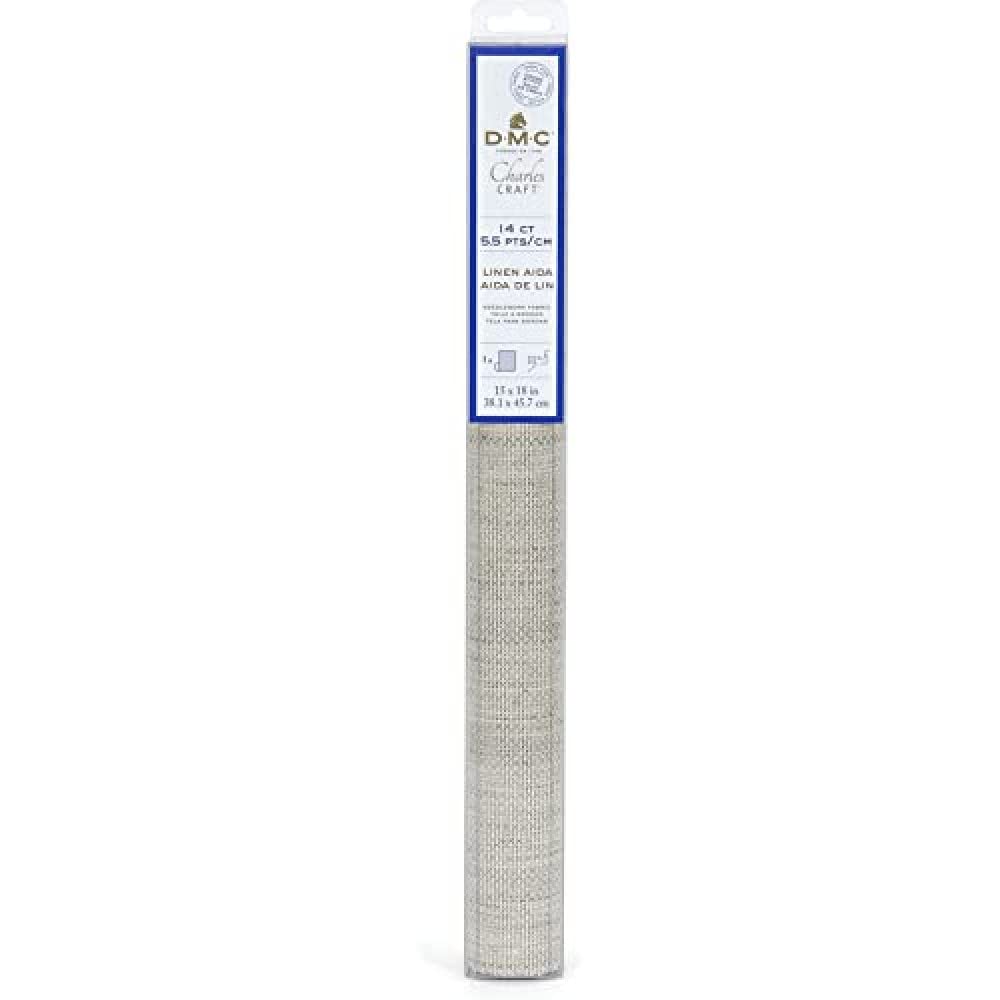 dmc-aida-di-lino-14-ct-tessuto-punto-croce-50-8-x-61-cm image 4