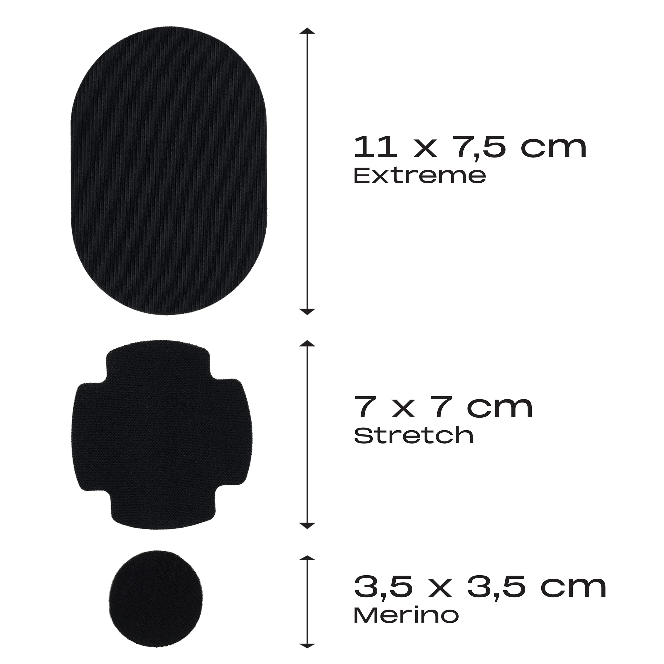 prym-921025-fabpatch-repair-kit-nero-3-pezzi-toppe-autoadesive image 2