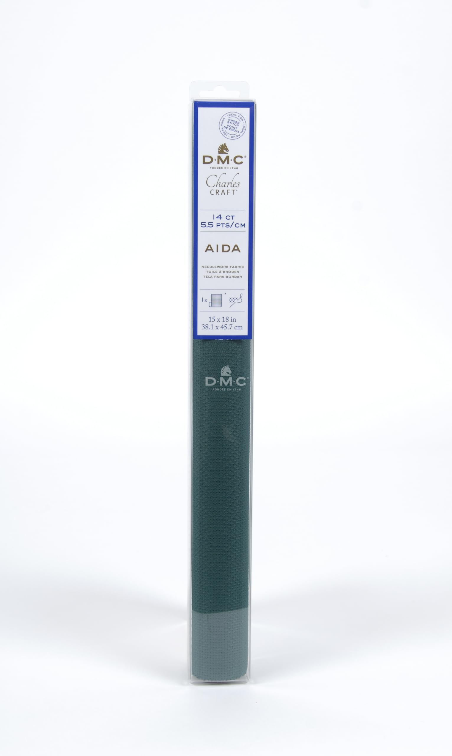 dmc-aida-tela-100-cotone-punto-croce-pretagliata image 2
