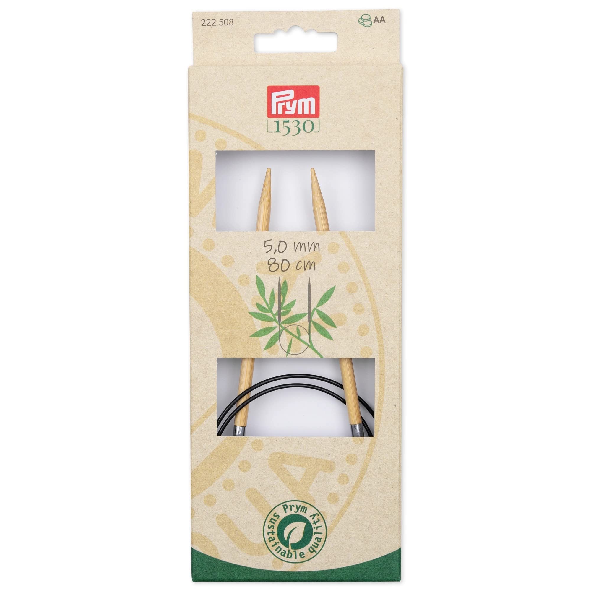 prym-1530-ferri-circolari-bamboo-80-cm-5-00-mm image 1