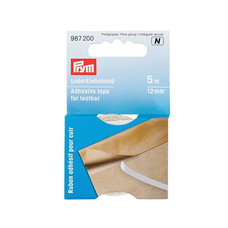 prym-nastro-adesivo-per-pelle-12-mm-x-5-m-biadesivo image 1