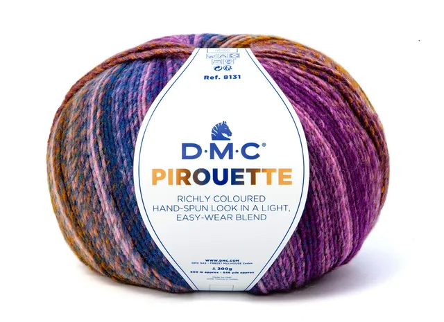 dmc-pirouette-multicolore-filato-acrilico-caldo-leggero-200-g-500-m image 1