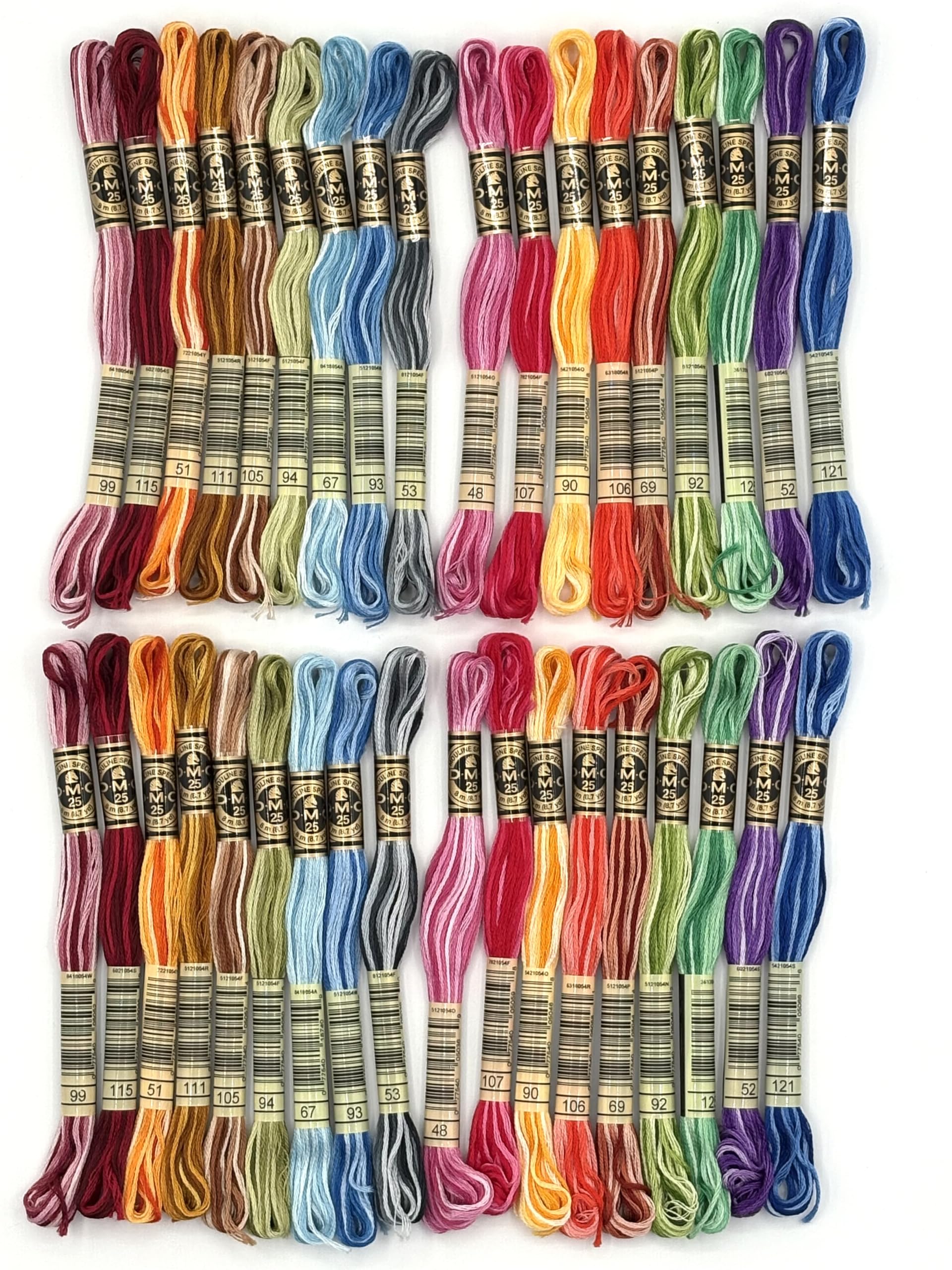 dmc-moulin-color-variations-filo-da-ricamo-variegato-36-matassine-f25pk36 image 5