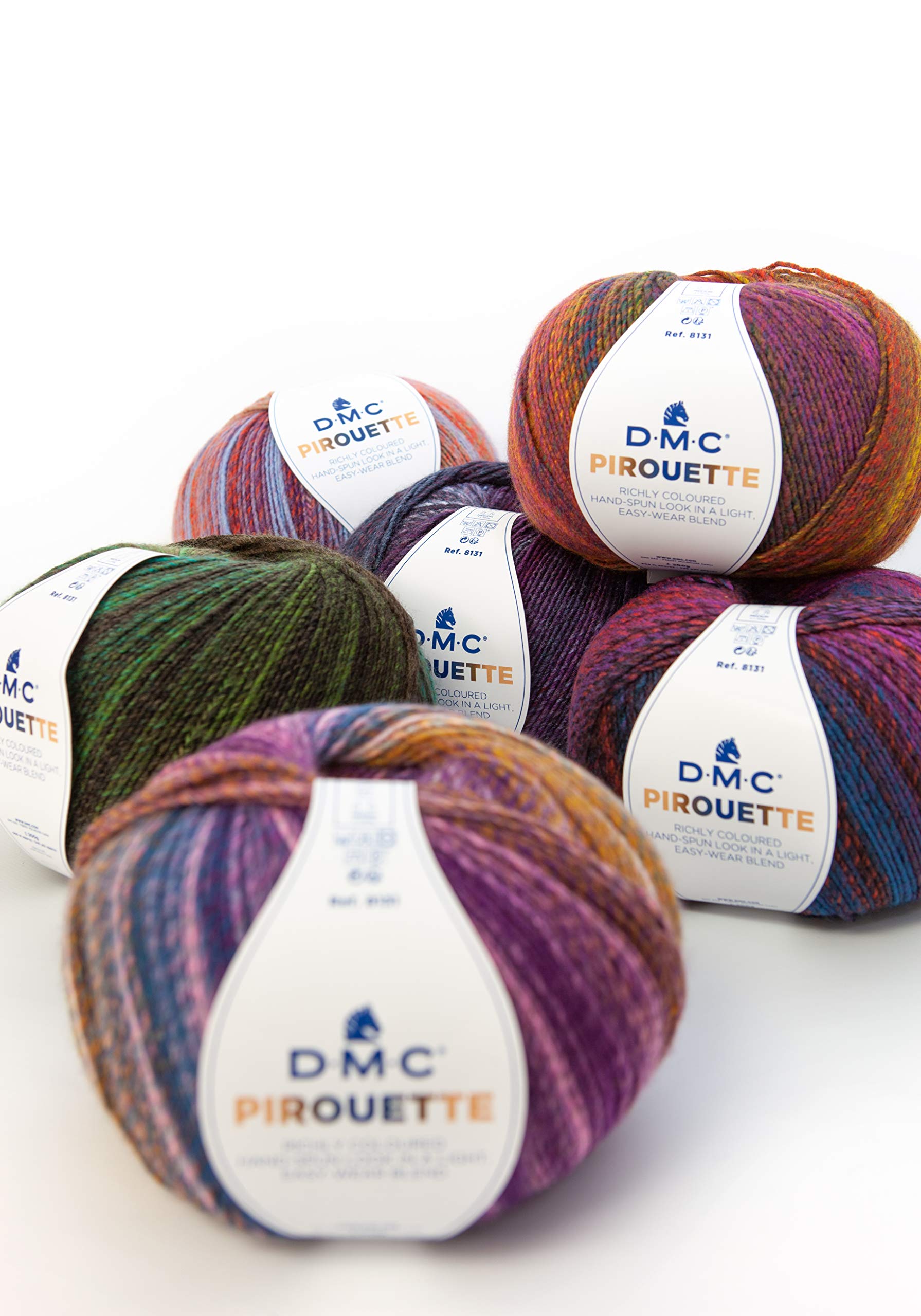 dmc-pirouette-multicolore-filato-acrilico-caldo-leggero-200-g-500-m image 3