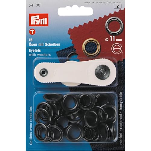 prym-occhielli-e-rondelle-11-mm-metallo-bronzo image 2