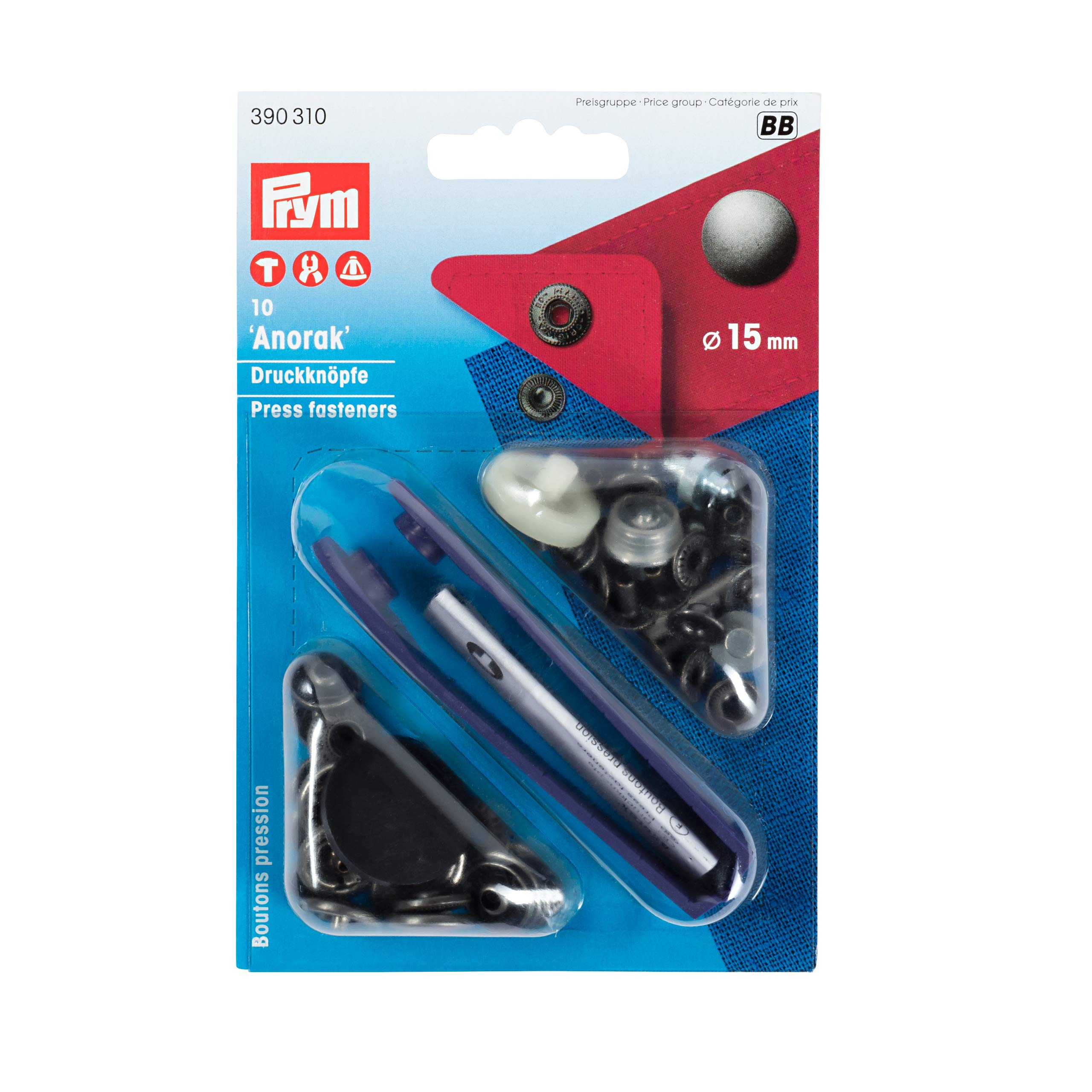 prym-anorak-fissaggi-a-pressione-old-steel-15-mm-non-da-cucire image 1